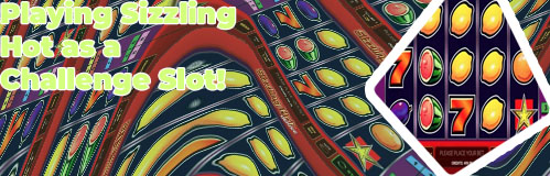 Slot machine sizzling hot